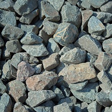 Recycled crushed stone