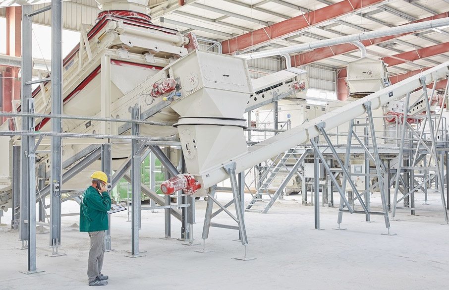 First gypsum recycling plant in Germany with certified product status for recycled gypsum
